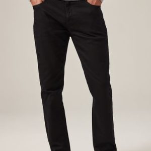 WWXT1270 Solid Black Slim Classic Stretch Jeans