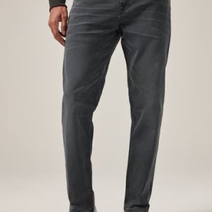 WWXT1261 Charcoal Grey Slim Classic Stretch Jeans