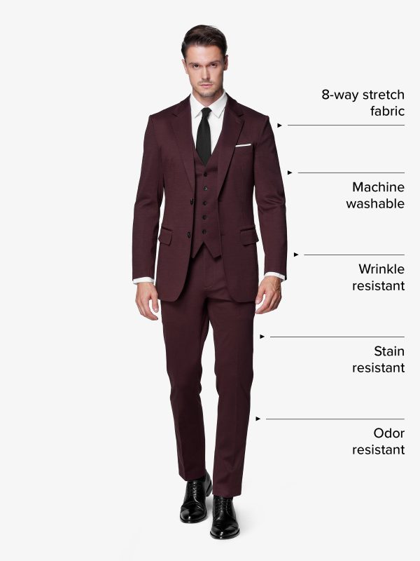 WWXT1242 5.0 Three-Piece - Burgundy - Image 2